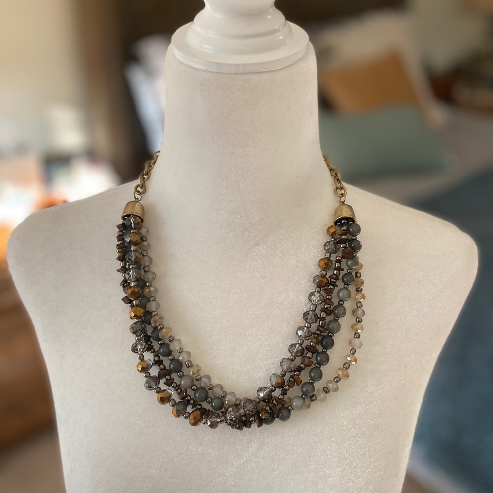 Layered Beaded Necklace